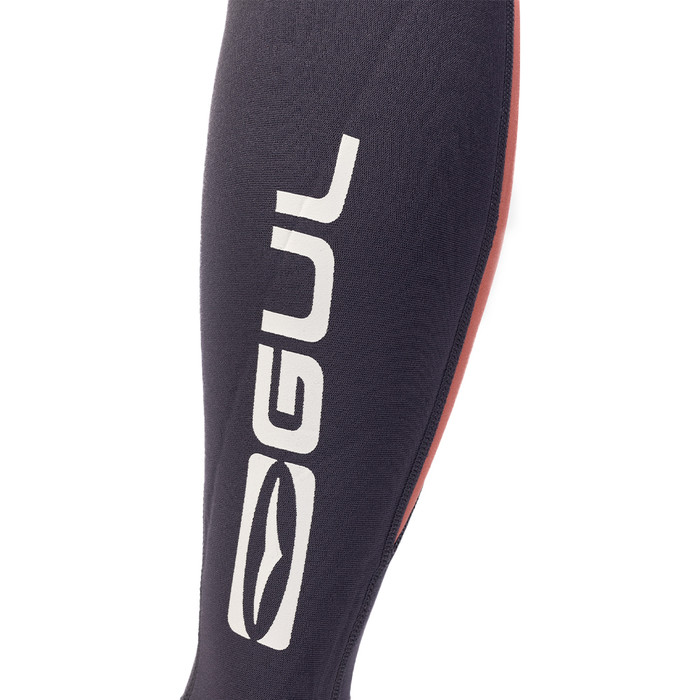 2024 Gul Womens Response 3/2mm Back Zip Wetsuit RE1319-C1 - Grey / Coral